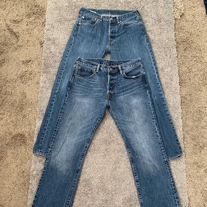 Lot of 2 men’s 501 jeans